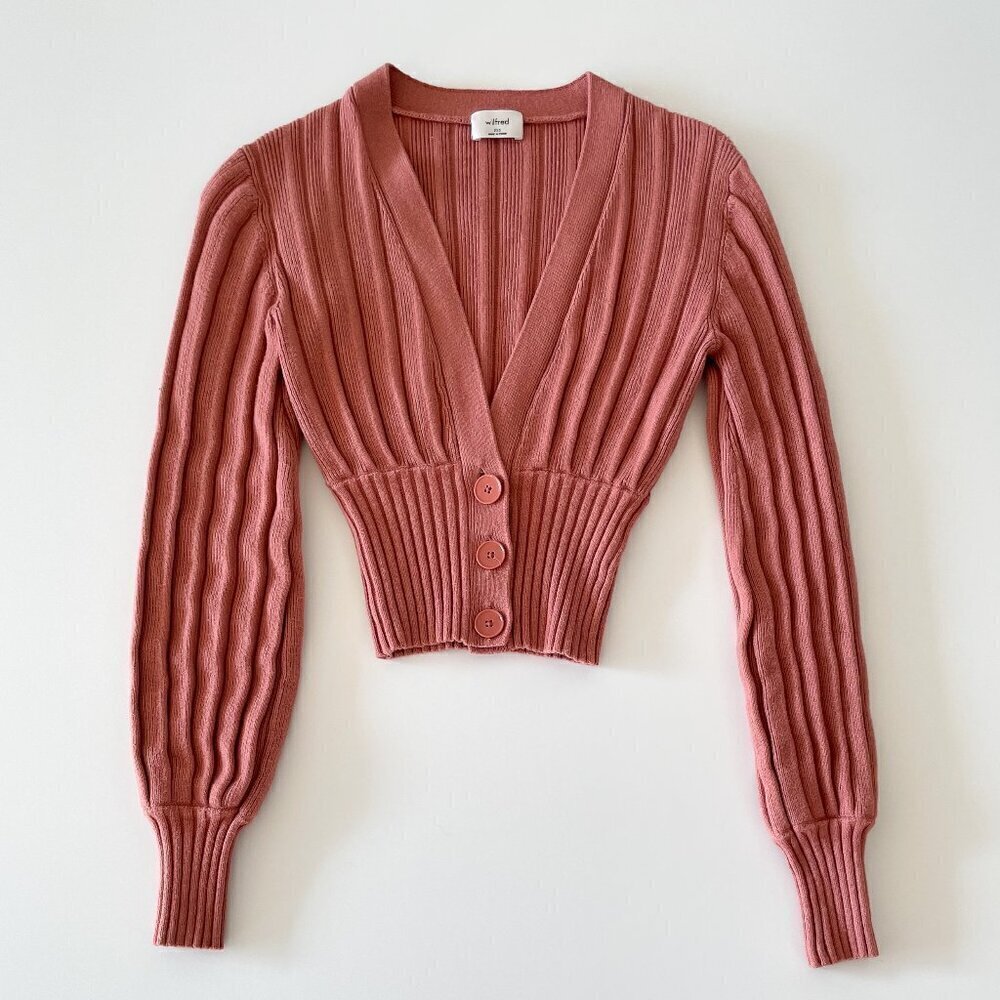 Wilfred Plunge Front Cardigan